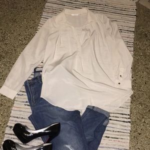 Zoa ivory blouse